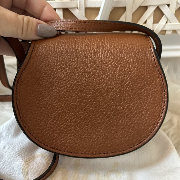 Chloe  Calfskin Nano Marcie Saddle Bag EUC - Picture 7 of 15